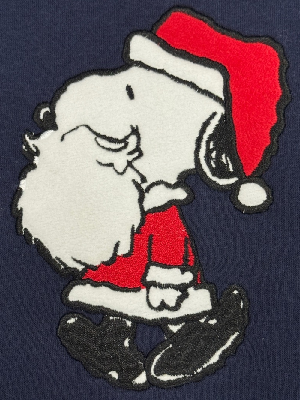 Peanuts Snoopy Santa Christmas Sweatshirt Medium - Picture 4 of 6
